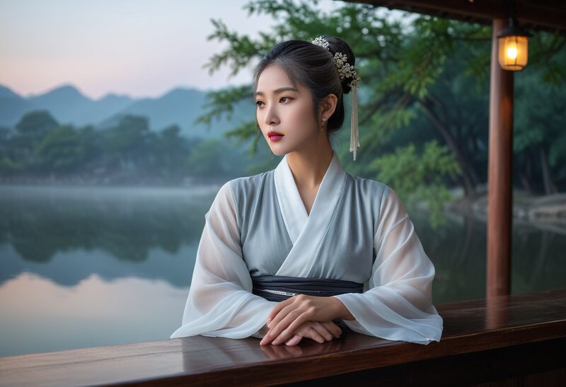 白衬衫与晚风剧照